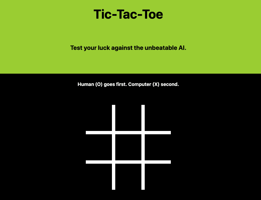 Tic-Tac-Toe preview